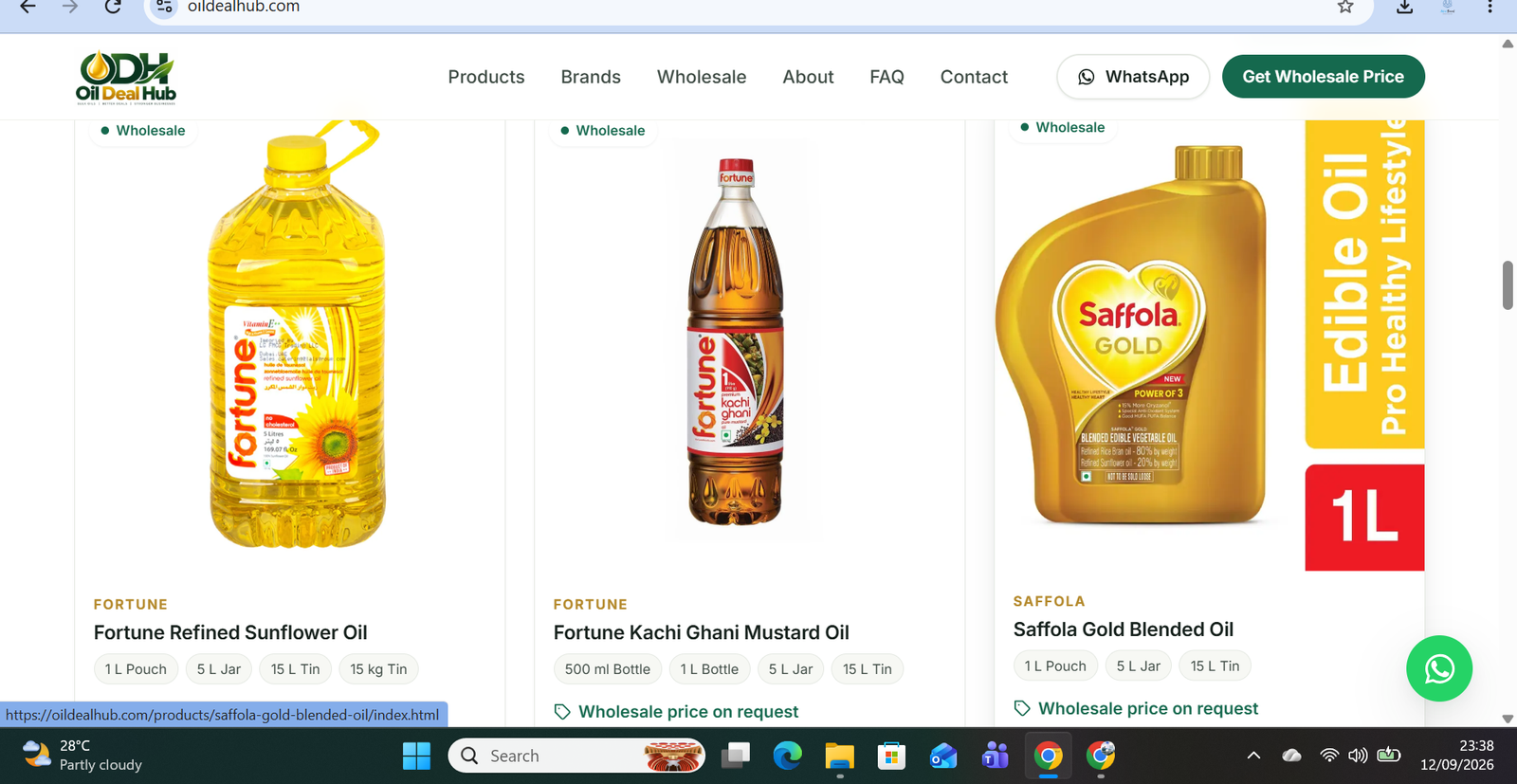 Oil Deal Hub — Website by AdelSocial