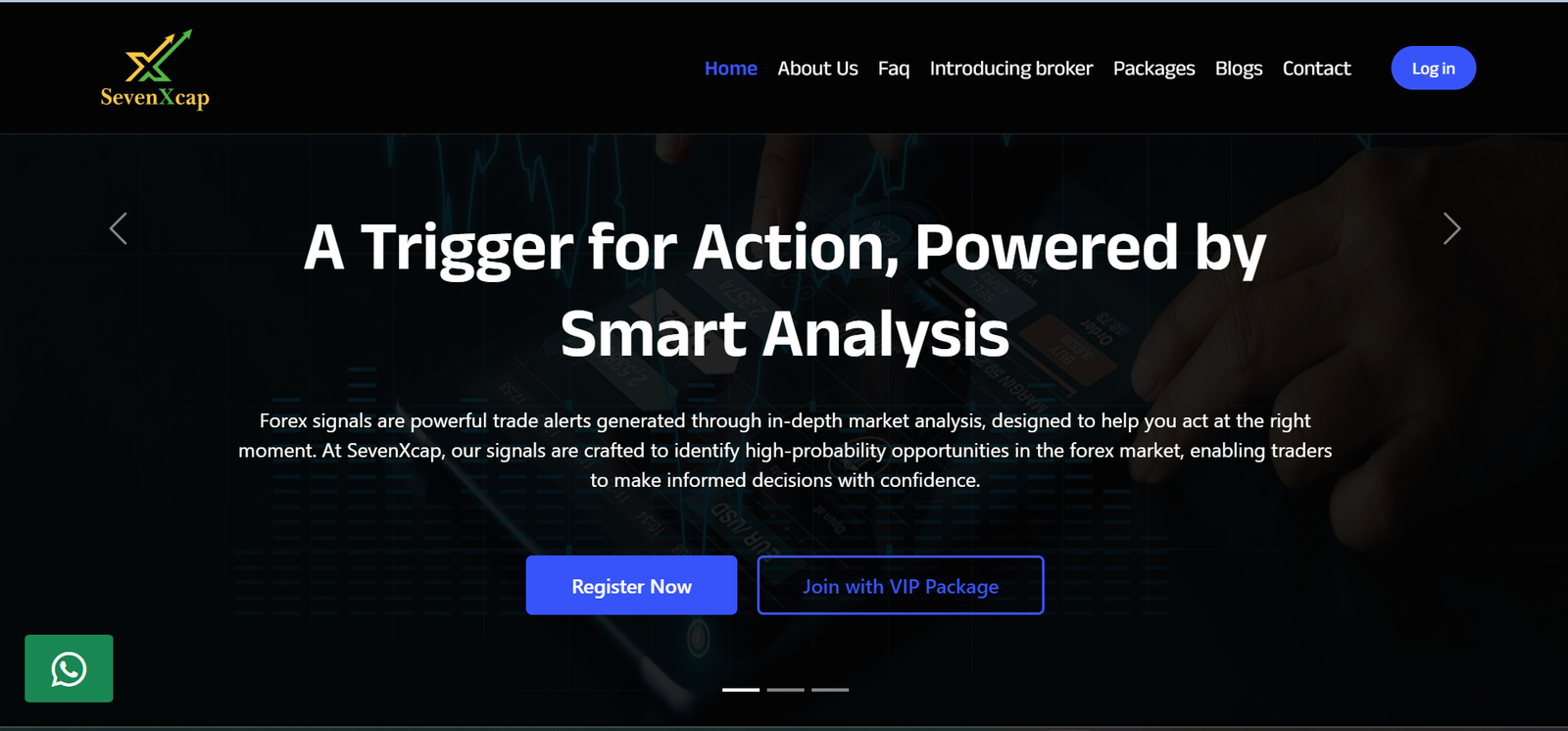 Seven X Cap — Website by AdelSocial